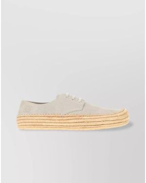 Loewe Suede Lace-Up Shoes - Multicolour