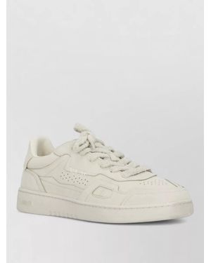 Axel Arigato Leather Trainers Low Profile Breathable Sole - Natural