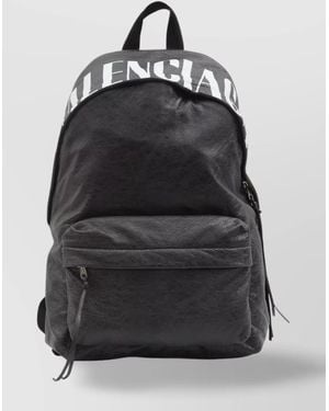Balenciaga Vintage Leather Backpack Finishes - Black