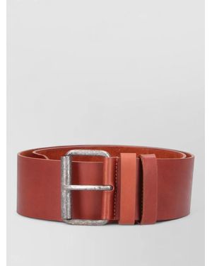 Aspesi Leather Belt - Red