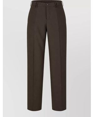 PT Torino Regular-Fit Straight-Leg Pants - Brown