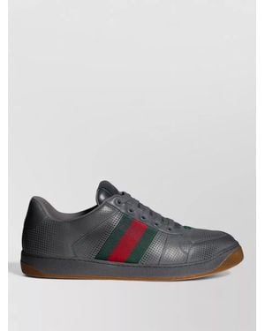Gucci Calfskin Lace-Up Sneakers - Multicolor