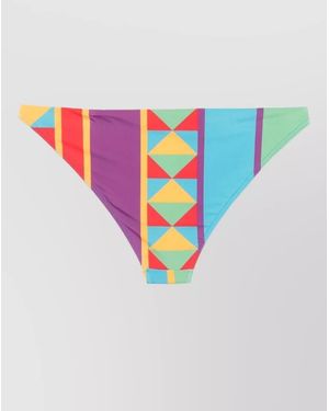 Loewe Low Rise Geometric Stretch Bikini Bottom - Blue