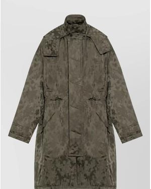 Dries Van Noten Linen-Blend Coat - Grey