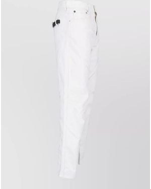 Coperni Denim Straight-Leg Trousers - White