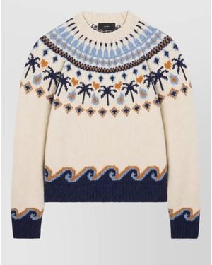Alanui Virgin Wool Sweater - Blue