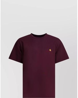 Carhartt American Script Short Sleeve T-Shirt - Purple