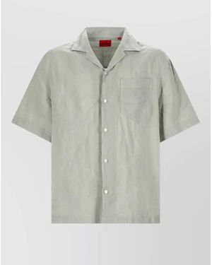 HUGO Linen Shirt - Gray