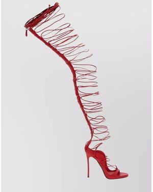 DSquared² Vaquera Capsule Stiletto Sandals - White