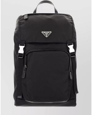 Prada Nylon Backpack - Black