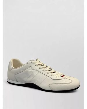 Gucci Leather Low-Top Trainers - Natural