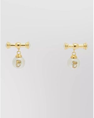 Chloé Heirloom Inspired Drop Earrings Pearl Accents - Multicolor
