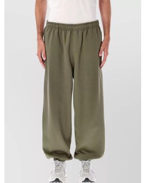 Nike Solo Swoosh Cotton Blend Jogging Pants - Green