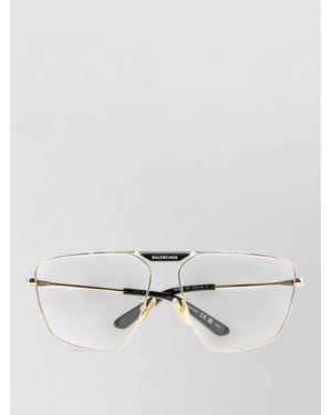 Balenciaga Metal Tag 2.0 Navigator Square Sunglasses - Multicolor