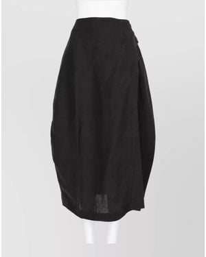 Studio Nicholson High-Waisted Skirt - Black