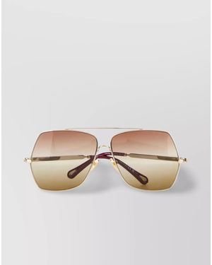 Chloé Metal Sunglasses - Natural