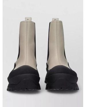 Stella McCartney Leather Ankle Boots - Black