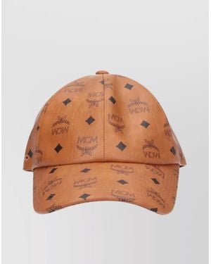 MCM Casual Buckle Detail Curved Brim Hat - Multicolor
