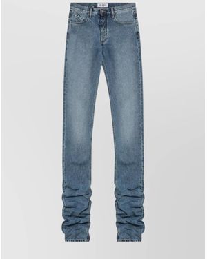 デニム・ジーパン THE ATTICO Woman Jeans Violet 250WCP084C098 865 THE ATTICO Low Rise Wide Jeans The Attico