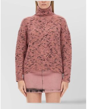 Moschino Turtleneck Jumper - Pink