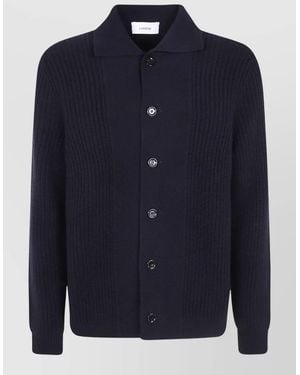 Lardini Cashmere Virgin Wool Coat - Blue