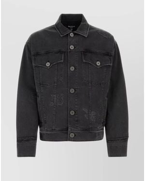Balmain Denim Regular-Fit Jacket - Black