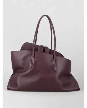 The Attico Passegiata Medium Rectangular Shoulder Tote Bag - Purple