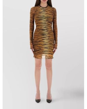 Moschino Printed Slim-Fit Mini Dress - Multicolour