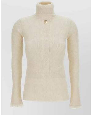 Elisabetta Franchi Sweatshirt - Natural