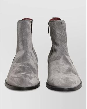 Dolce & Gabbana Suede Leather Chelsea Boots - Grey