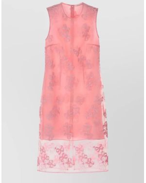 Cecilie Bahnsen Midi Dress - Pink