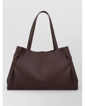 Yuzefi Gyoza Tote Bag Double Handle Design - Brown