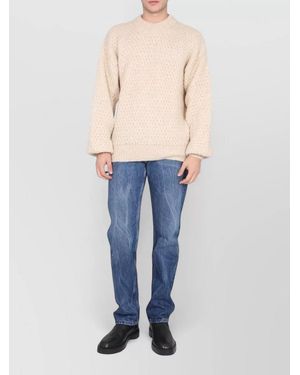 Séfr Halter Neck Textured Knit Jersey Leonard - Blue
