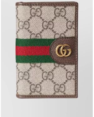 Gucci Ophidia Continental Long Format Card Holder - Grey