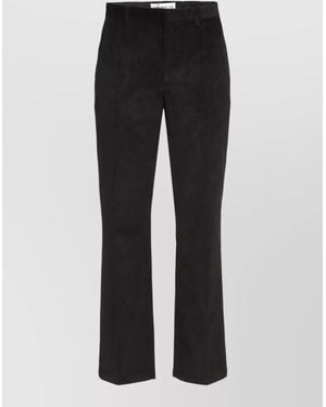 Department 5 Corduroy Straight-Leg Trousers - Black
