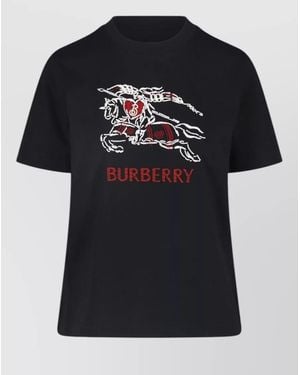 Burberry Short-Sleeve T-Shirt - Black