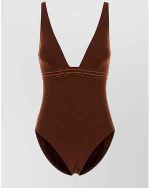 Eres Stretch Nylon Swimsuit Sillage - Brown