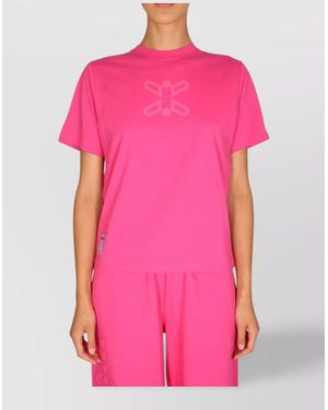 McQ Logo Print T-Shirt - Pink