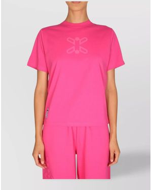 McQ Logo Crew Neck T-Shirt - Pink