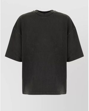 Entire studios Cotton Crew Neck T Shirt Short Sleeves - Black