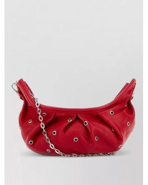 GIMAGUAS Pulsera Leather Crossbody Bag Chain Strap - Red