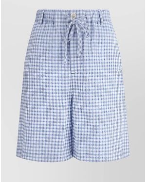 Marni Checked Bermuda Shorts - Blue