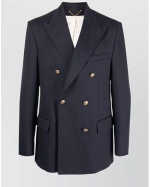 Golden Goose Double-Breasted Dave Blazer - Blue
