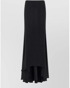 ARMARIUM Rima High Waist Skirt Asymmetric Hem - Black