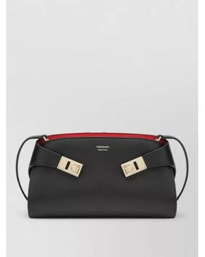 Ferragamo Na Clutch Bag - Black