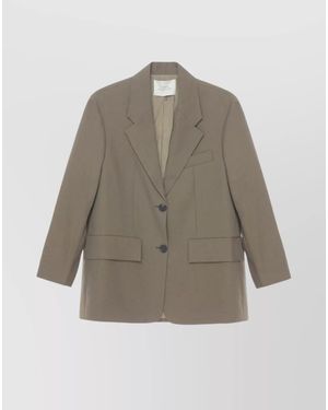 Studio Nicholson Single-Breasted Blazer - Gray