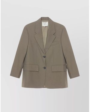 Studio Nicholson Single-Breasted Blazer - Gray