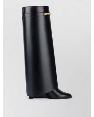 Givenchy Heel Boots 95Mm Wedge Knee Length - Black