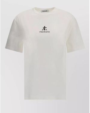Premiata Cotton Logo-Print Short-Sleeve T-Shirt - White
