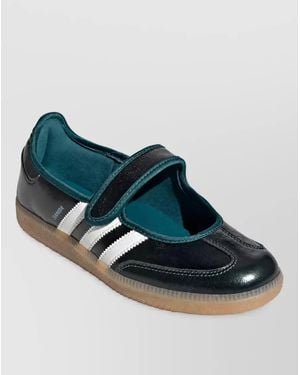 adidas Leather Slip-On Loafers - Blue